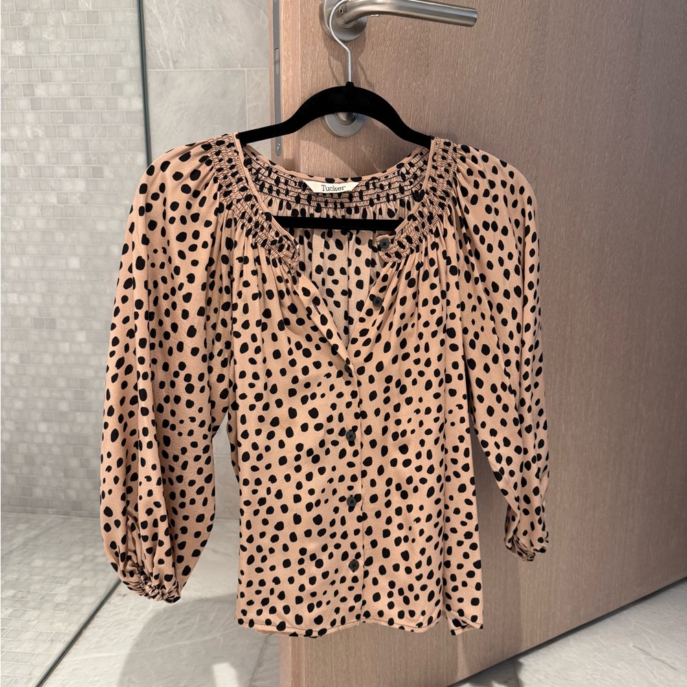 Tucker Classic Blouse - Polka Dot